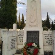 A memorial monument in Nahalat Yitzhak Cemetery